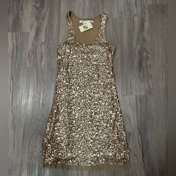 NWT Max Studio Sparkling Racerback Shift Dress - Picture 4 of 7